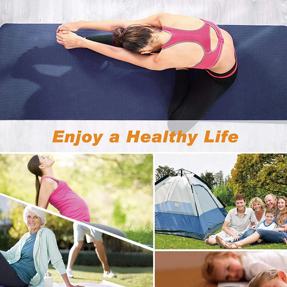 NNEOBA Non-Slip TPE Yoga Mat for Yoga & Pilates